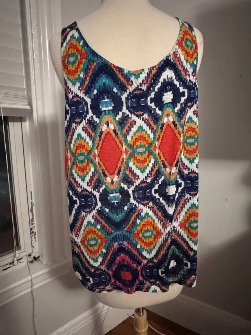 Ella Moss Geometric Tank - Picture 3 of 4